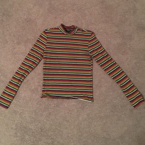 Vibrant Rainbow Long Sleeved Shirt